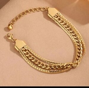 18K Gold Plate Bracelet